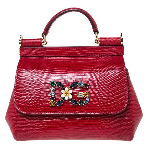 dolce and gabbana red bag|d&g bags on sale.